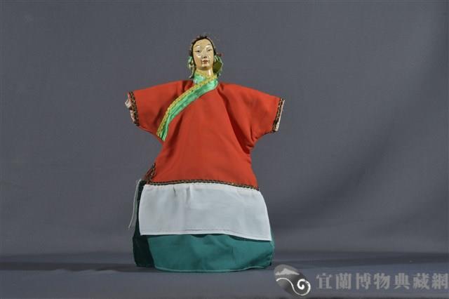 布袋戲偶（武旦）藏品圖，第1張