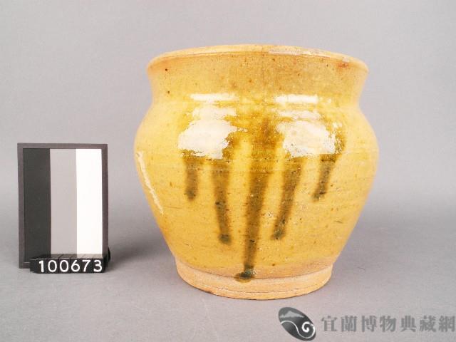 黃釉罐藏品圖，第1張