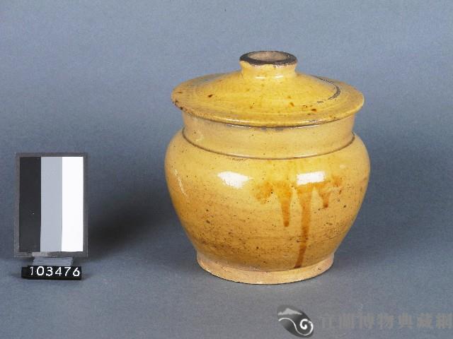 黃釉豬油甕藏品圖，第1張