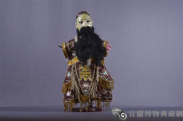 布袋戲偶（黑鬚文）藏品圖，第1張