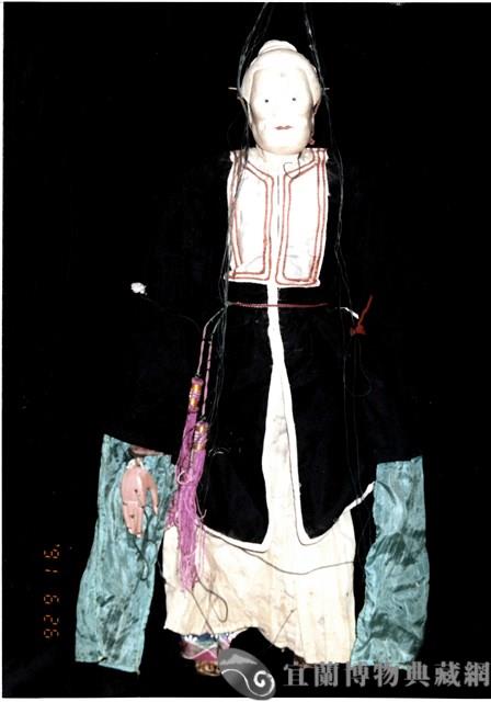 傀儡戲偶（白毛旦）藏品圖，第1張