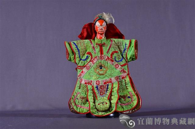 布袋戲偶（紅關）藏品圖，第1張