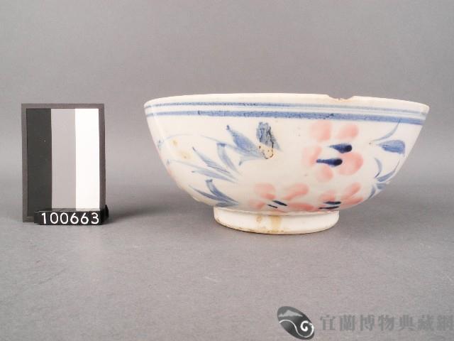 彩繪花卉紋碗藏品圖，第1張