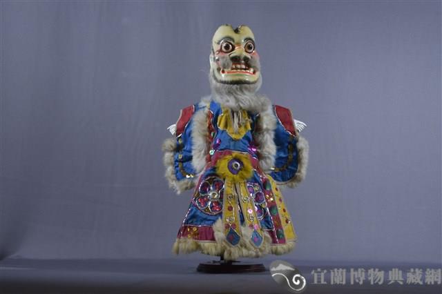 布袋戲偶（怪頭）藏品圖，第1張