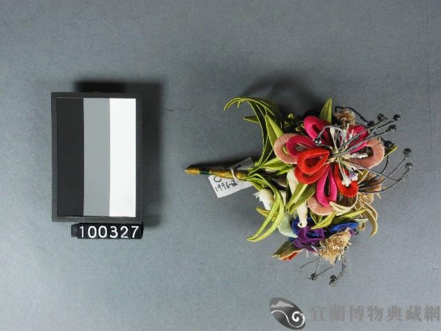 彩繡花髮簪藏品圖，第2張