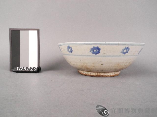 青花星紋碗藏品圖，第1張