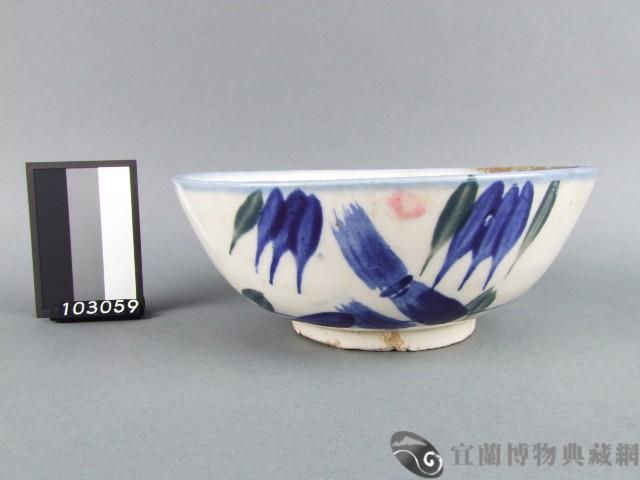 彩繪竹葉紋碗藏品圖，第1張