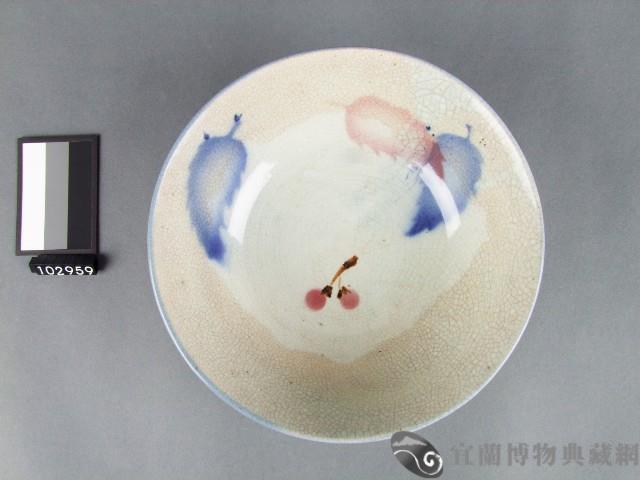 彩繪葡萄紋碗藏品圖，第1張