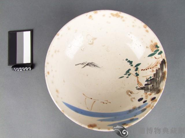 彩繪山水紋碗藏品圖，第1張
