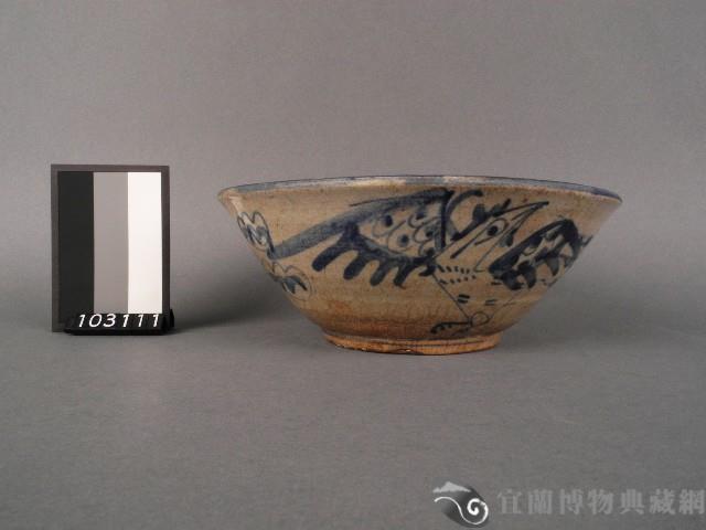 青花雞紋碗藏品圖，第1張