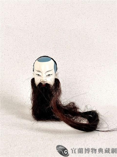布袋偶頭（文老生）藏品圖，第1張