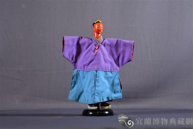 布袋戲偶（紅面生）藏品圖，第1張