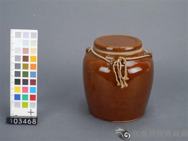 赤釉四耳罐藏品圖，第1張