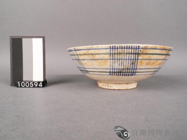 青花篾紋碗藏品圖，第1張