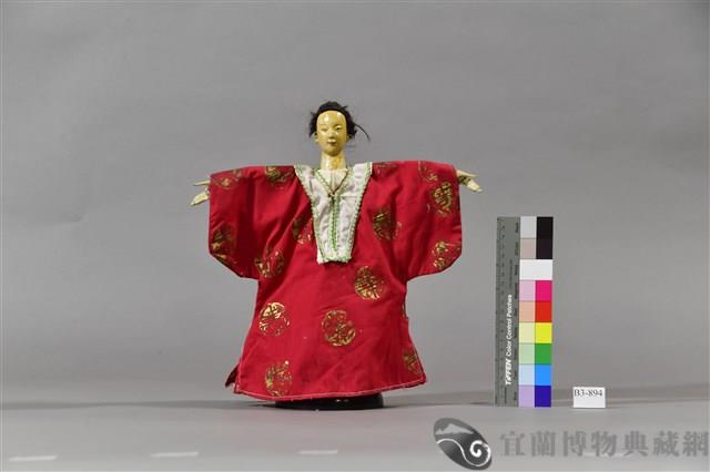 布袋戲偶（女扮）藏品圖，第1張