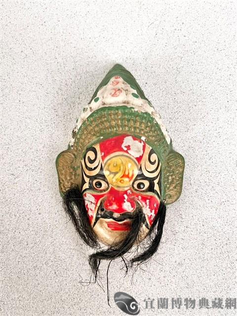 布袋戲臉譜藏品圖，第1張