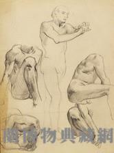 素描 人體素描藏品圖，第1張