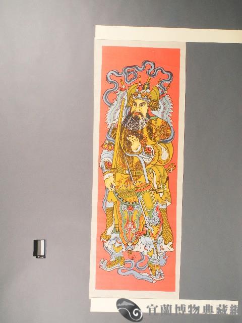 門神-秦瓊套色版畫藏品圖，第1張