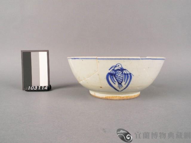 青花鳥紋碗藏品圖，第1張