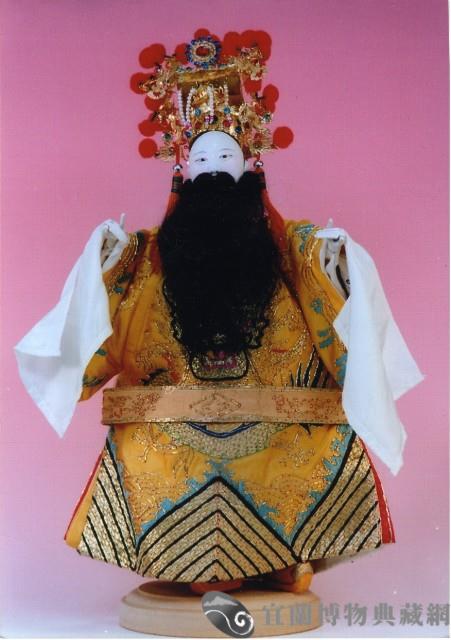 布袋戲偶（鬚文）藏品圖，第1張