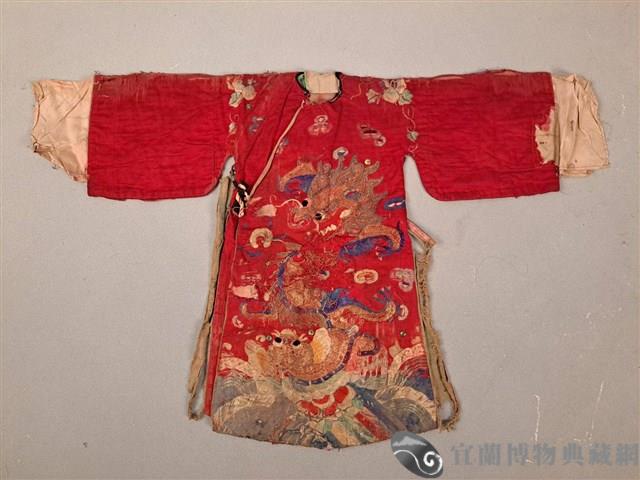 傀儡戲服（蟒袍）藏品圖，第1張