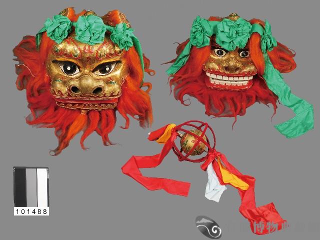 北京獅及繡球藏品圖，第1張