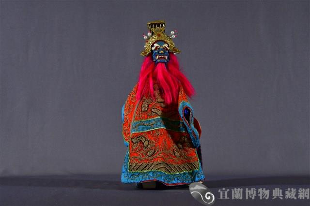 布袋戲偶（龍王頭）藏品圖，第1張