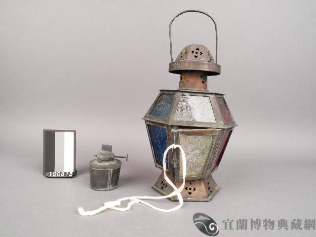 六角玻璃燈藏品圖，第1張