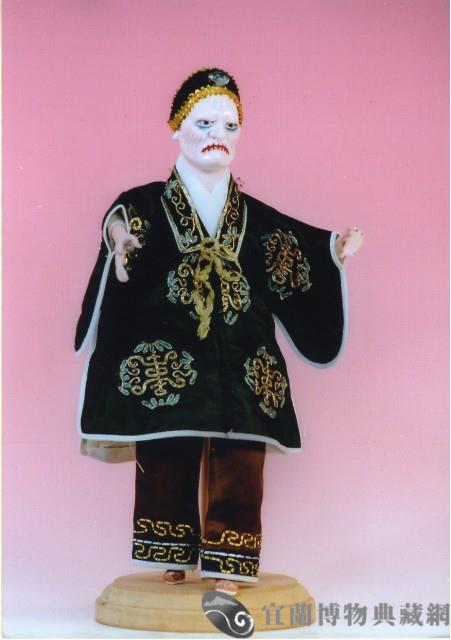 布袋戲偶（怪老婆面）藏品圖，第1張