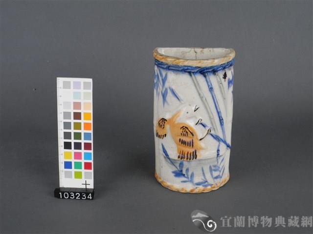 彩繪竹枝花鳥圖箸籠藏品圖，第1張