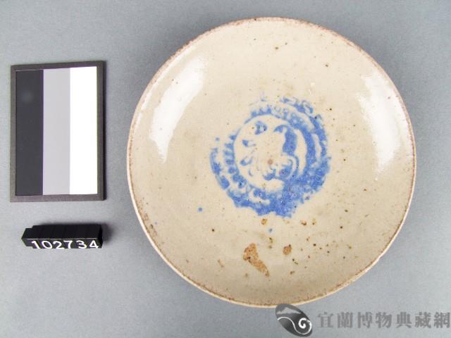 青花福字盤藏品圖，第1張