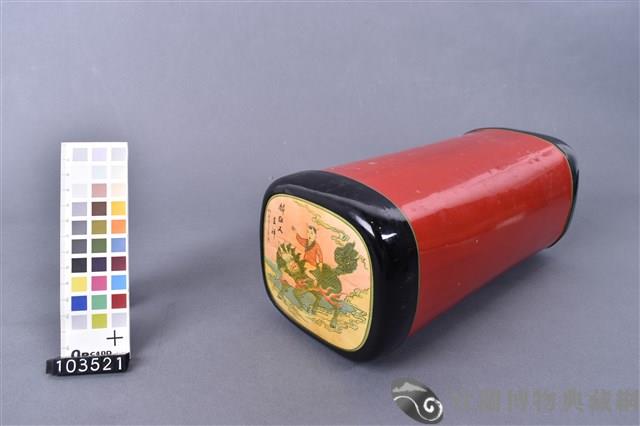 賽璐璐黑紅雙色枕頭藏品圖，第1張