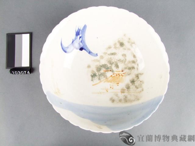 彩繪山水紋碗藏品圖，第1張