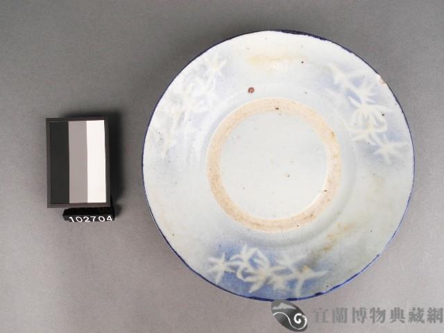 噴釉花卉紋盤藏品圖，第1張