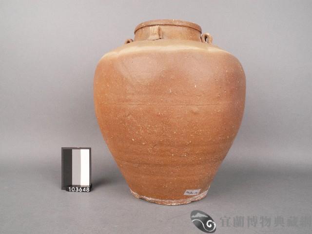 褐釉四耳甕藏品圖，第1張