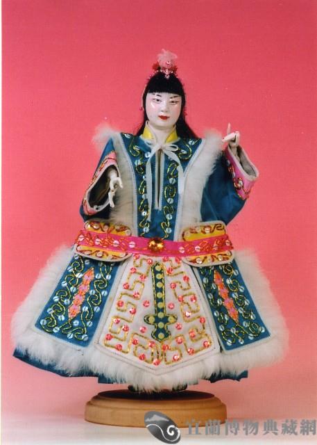 布袋戲偶（武旦）藏品圖，第1張