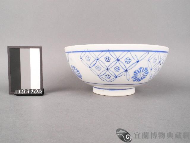 青花花卉紋碗藏品圖，第1張