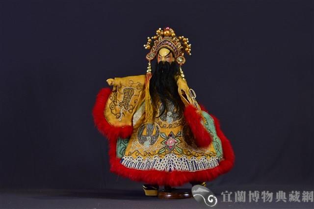 布袋戲偶（武鬚文）藏品圖，第1張