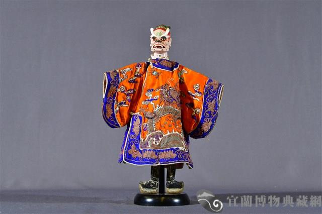 布袋戲偶（龍王頭）藏品圖，第1張