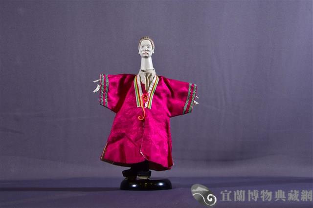 布袋戲偶（白毛旦）藏品圖，第1張