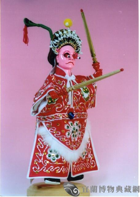 布袋戲偶（紅北仔）藏品圖，第1張