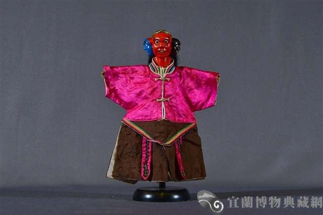 布袋戲偶（三頭）藏品圖，第1張