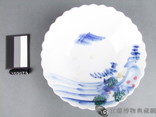 彩繪山水紋碗藏品圖，第1張