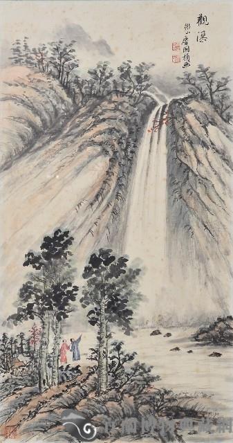 觀瀑圖藏品圖，第1張