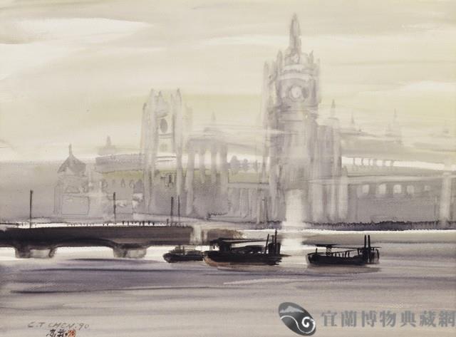 泰晤士河之晨藏品圖，第1張