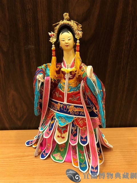 布袋戲偶(齊眉旦)藏品圖，第1張
