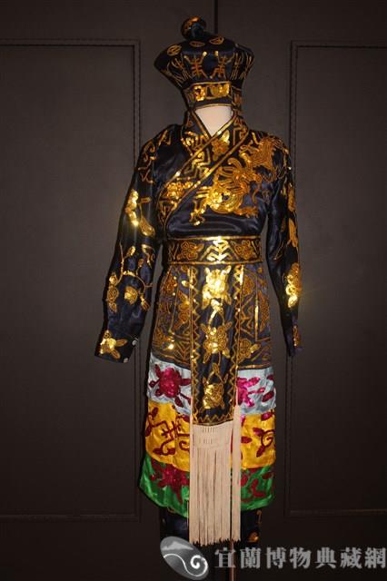 歌仔戲服(英雄衣，含六角鑾)藏品圖，第1張