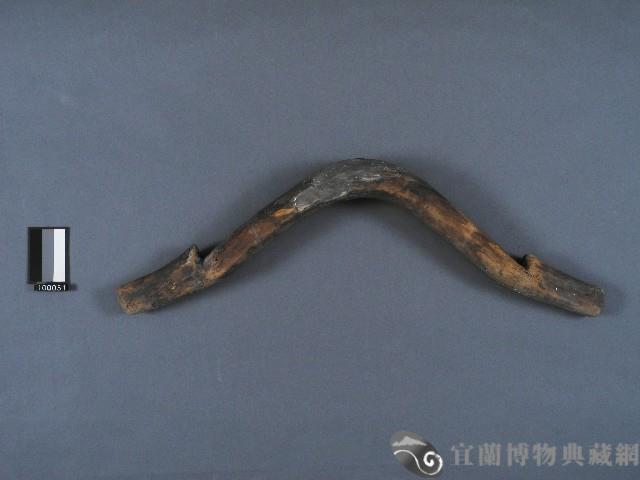 木製牛軛構件藏品圖，第1張
