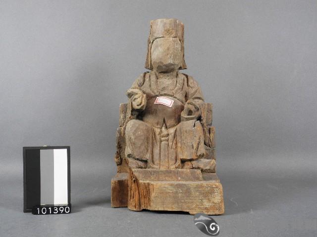 木雕神像藏品圖，第1張