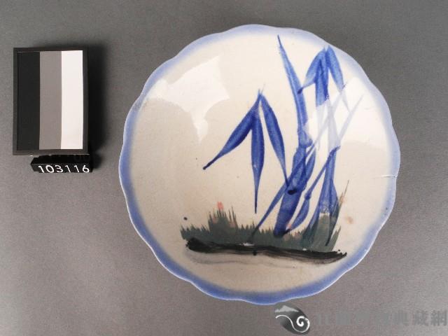 彩繪竹紋碗藏品圖，第1張